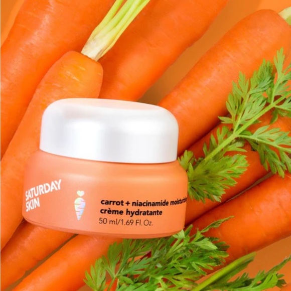 Saturday Skin carrot + niacinamide Moisturizer Cream 50 ml Skincare New Sealed
